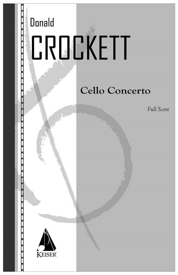 Donald Crockett, Cello Concerto&nbsp;&nbsp;Cello&nbsp;&nbsp;Partitur