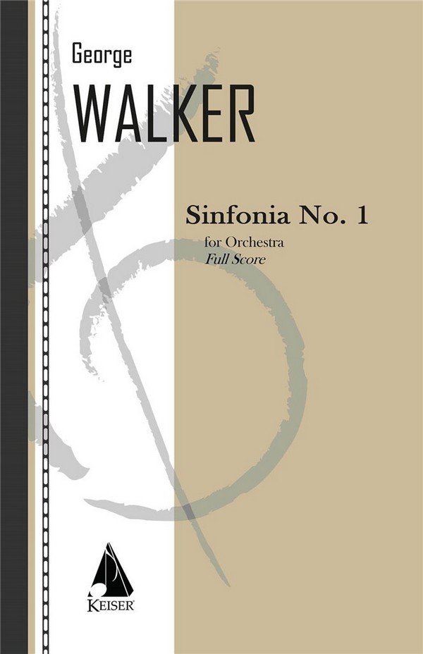 George Walker, Sinfonia No. 1&nbsp;&nbsp;Orchestra&nbsp;&nbsp;Partitur
