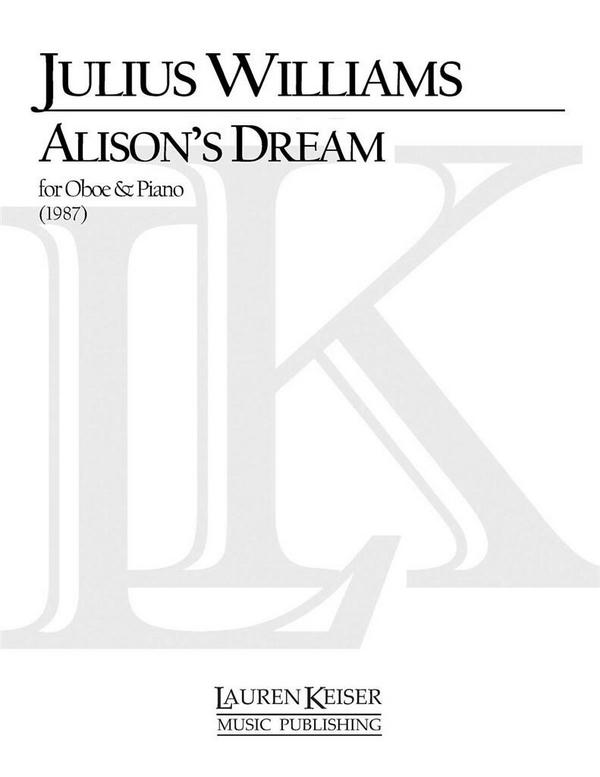 Julius Williams, Alison's Dream&nbsp;&nbsp;Oboe und Klavier&nbsp;&nbsp;Buch