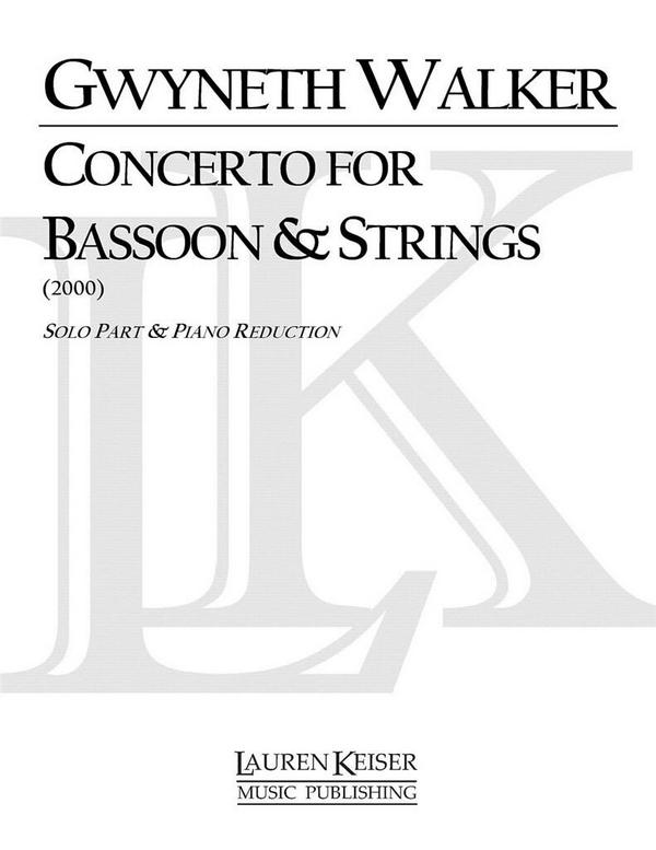 Gwyneth Walker, Concerto for Bassoon and Strings&nbsp;&nbsp;Bassoon and Strings&nbsp;&nbsp;Buch