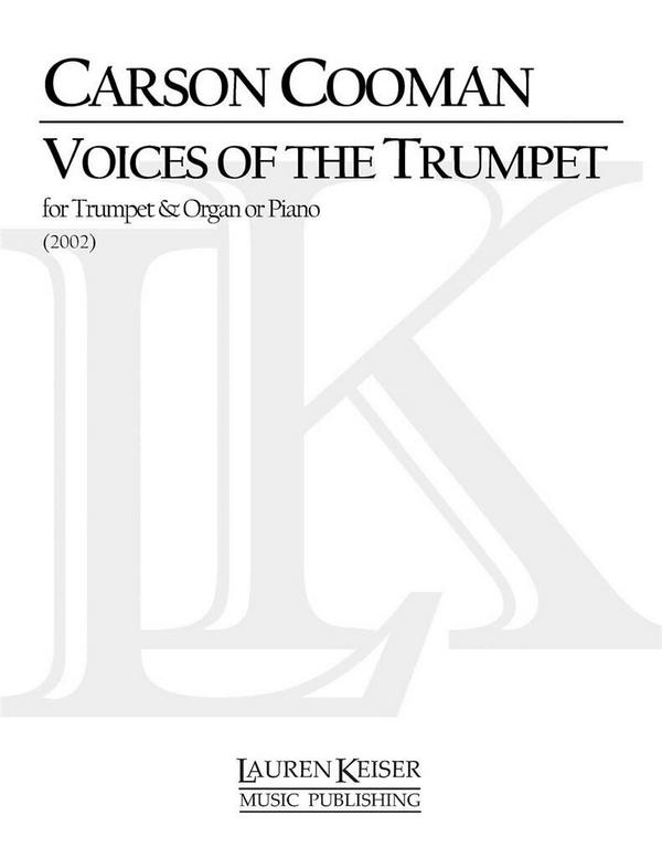 Carson Cooman, Voices of the Trumpet&nbsp;&nbsp;Violine und Klavier&nbsp;&nbsp;Partitur + Stimmen