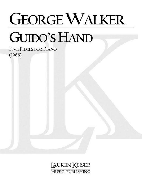 George Walker, Guido's Hand: Five Pieces for Piano&nbsp;&nbsp;Klavier&nbsp;&nbsp;Buch