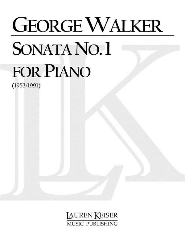 George Walker, Piano Sonata No. 1&nbsp;&nbsp;Klavier&nbsp;&nbsp;Buch