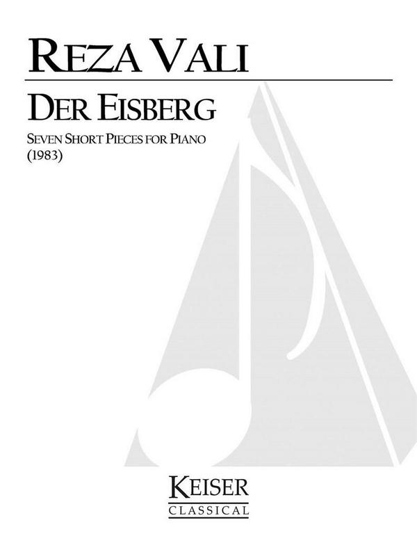 Reza Vali, Der Eisberg&nbsp;&nbsp;Klavier&nbsp;&nbsp;Buch