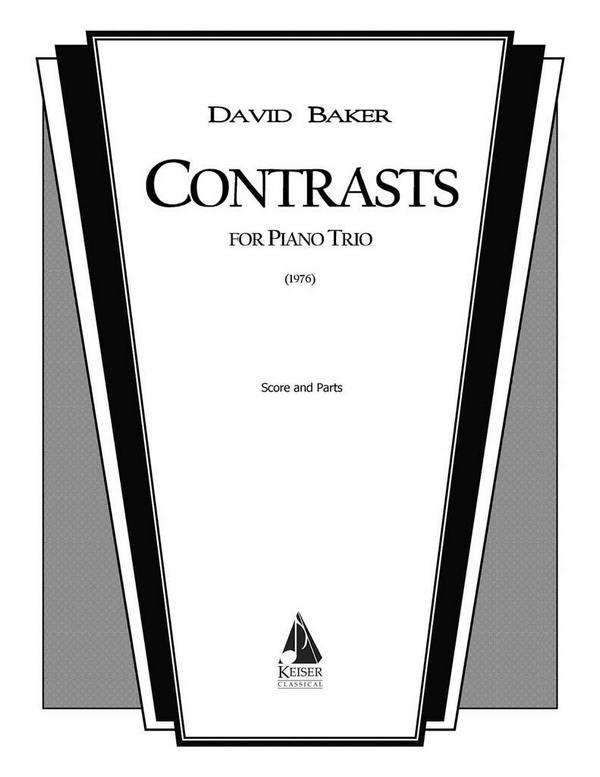 David Baker, Contrasts&nbsp;&nbsp;Violine, Cello und Klavier&nbsp;&nbsp;Buch