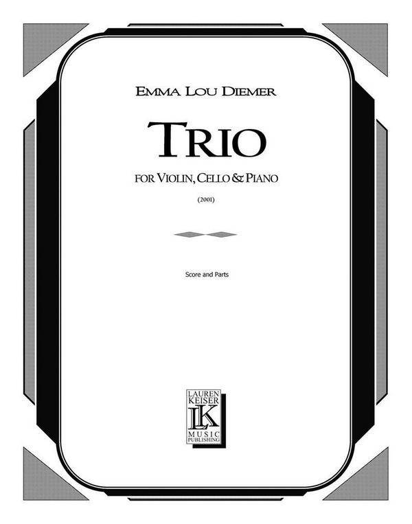 Emma Lou Diemer, Trio for Piano, Violin, and Cello&nbsp;&nbsp;Piano Trio&nbsp;&nbsp;Buch