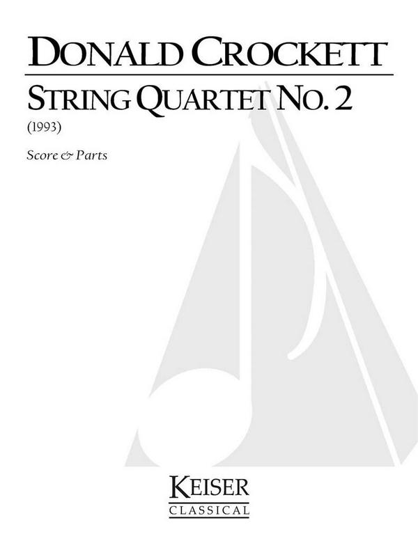 Donald Crockett, String Quartet No. 2&nbsp;&nbsp;Streichquartett&nbsp;&nbsp;Stimmen-Set