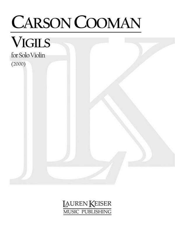 Carson Cooman, Vigils&nbsp;&nbsp;Violin&nbsp;&nbsp;Buch