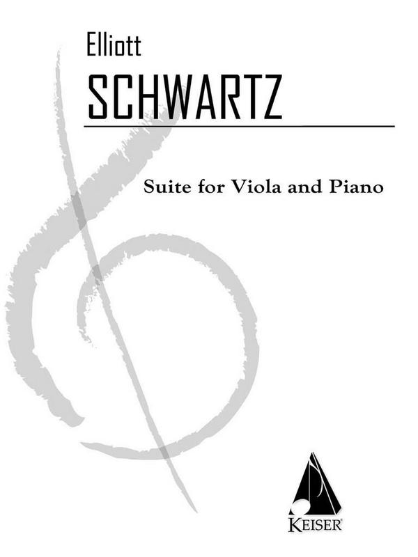Elliott Schwartz, Suite&nbsp;&nbsp;Viola und Klavier&nbsp;&nbsp;Buch