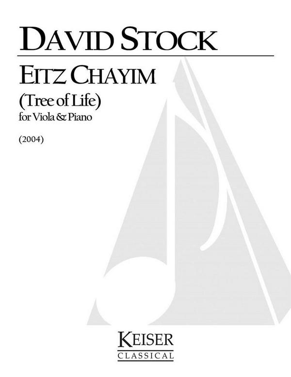 David Stock, Eitz Chazim (Tree of Life)&nbsp;&nbsp;Viola und Klavier&nbsp;&nbsp;Buch