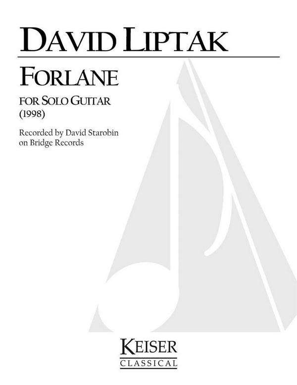 David Liptak, Forlane&nbsp;&nbsp;Gitarre&nbsp;&nbsp;Buch