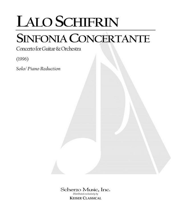 Lalo Schifrin, Sinfonia Concertante for Guitar and Orchestra&nbsp;&nbsp;Guitar and Piano&nbsp;&nbsp;Buch