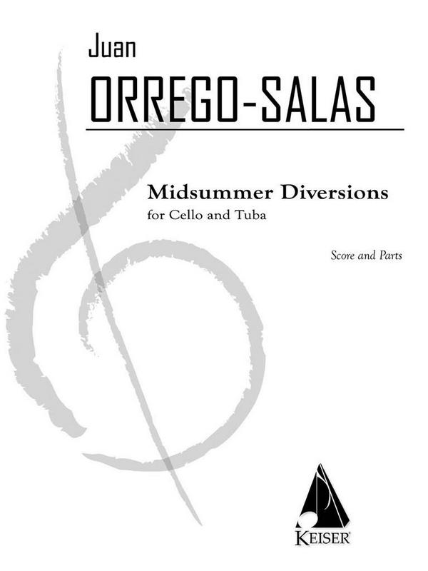 Juan Orrego-Salas, Midsummer Diversion, Op. 99&nbsp;&nbsp;Tuba and Cello&nbsp;&nbsp;Partitur + Stimmen