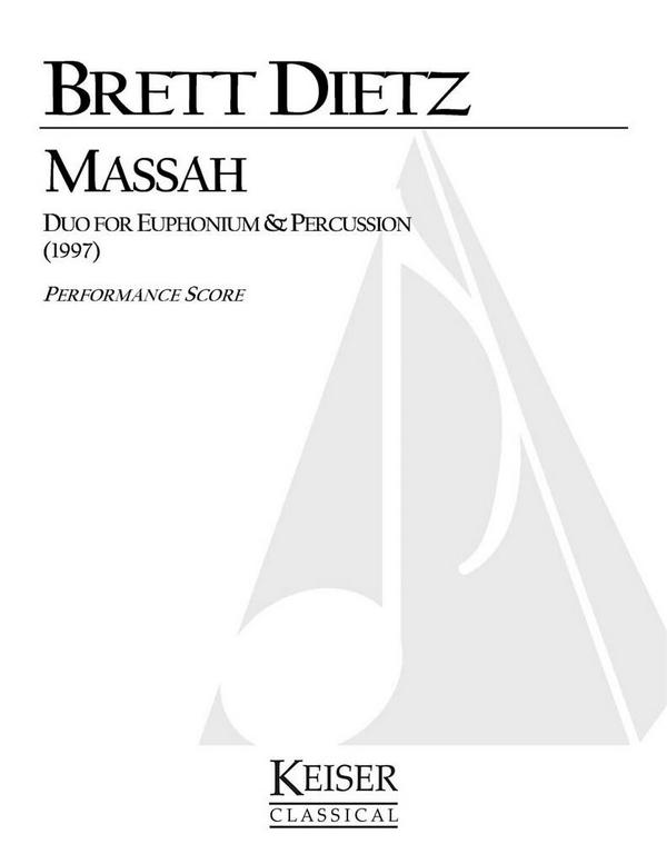 Brett William Dietz, Massah&nbsp;&nbsp;Euphonium and Percussion&nbsp;&nbsp;Stimmen-Set