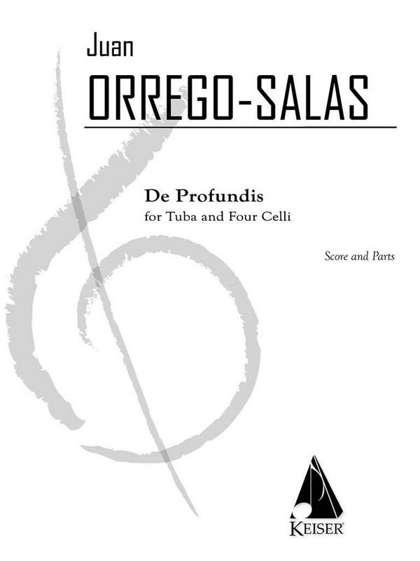 Juan Orrego-Salas, De Profundis&nbsp;&nbsp;Tuba and 4 Cellos&nbsp;&nbsp;Partitur + Stimmen