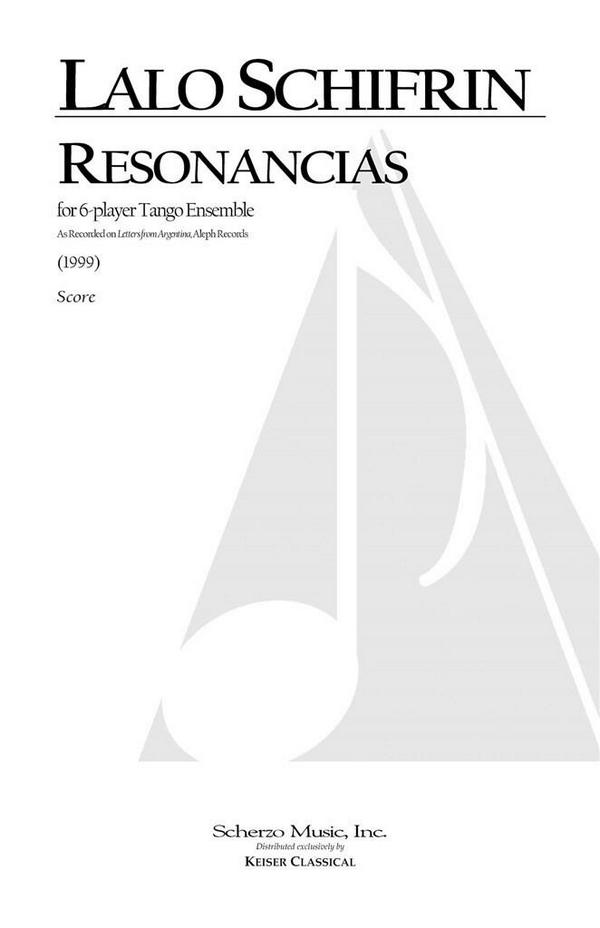 Lalo Schifrin, Resonancias&nbsp;&nbsp;Mixed Ensemble&nbsp;&nbsp;Buch