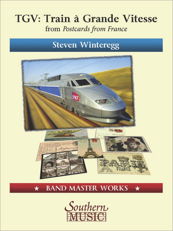 Steven Winteregg, TGV (Train á Grande Vitesse)&nbsp;&nbsp;Concert Band&nbsp;&nbsp;Partitur