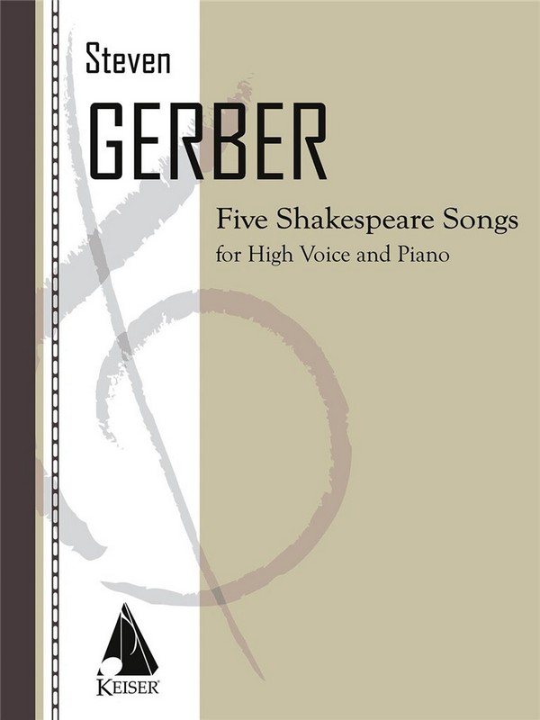 Five Shakespeare Songs&nbsp;&nbsp;Soprano Voice and Piano&nbsp;&nbsp;Buch