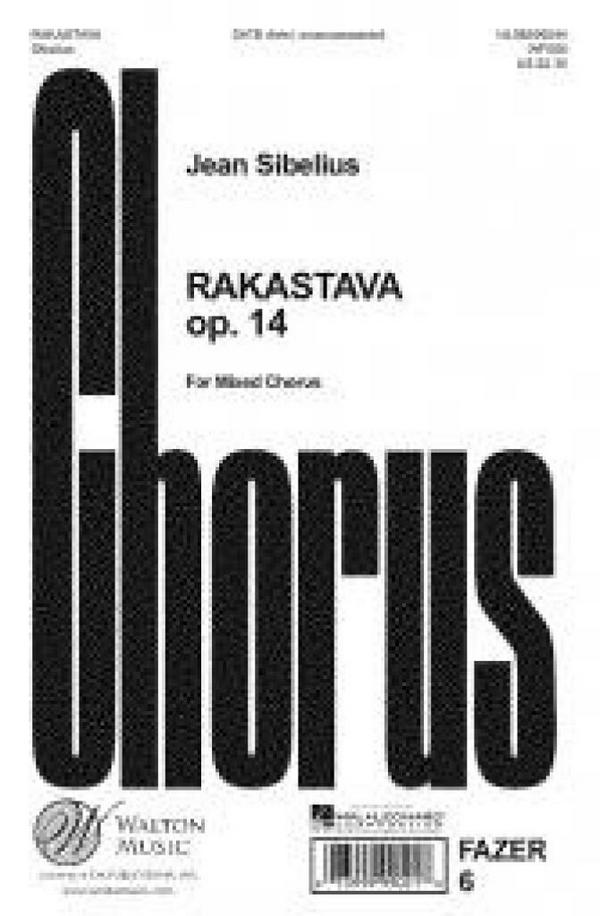 Rakastava op.14&nbsp;&nbsp;fro mixed chorus a cappella&nbsp;&nbsp;vocal score (en)
