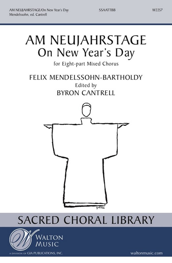 Am Neujahrstage (On New Year's Day)&nbsp;&nbsp;for mixed choir (SSAATTBB) and piano&nbsp;&nbsp;choral score (dt/en)