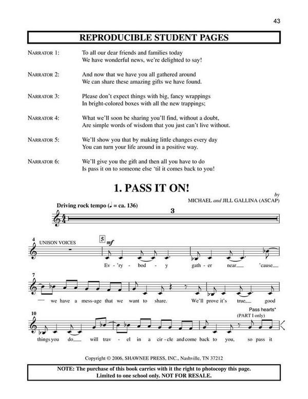 Jill Gallina_Michael Gallina, Let's Pass It On!&nbsp;&nbsp;Chor&nbsp;&nbsp;Buch