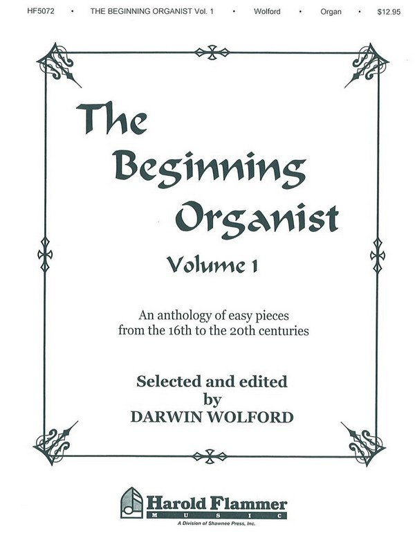 Beginning Organist - Volume 1&nbsp;&nbsp;Vocal&nbsp;&nbsp;Buch