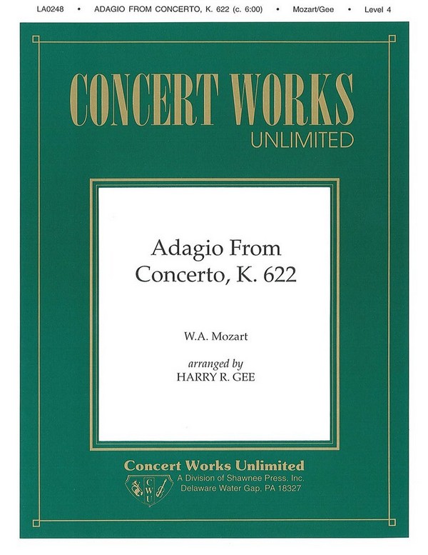 Adagio from Concerto KV622  &nbsp;&nbsp;for clarinet and piano&nbsp;&nbsp; 