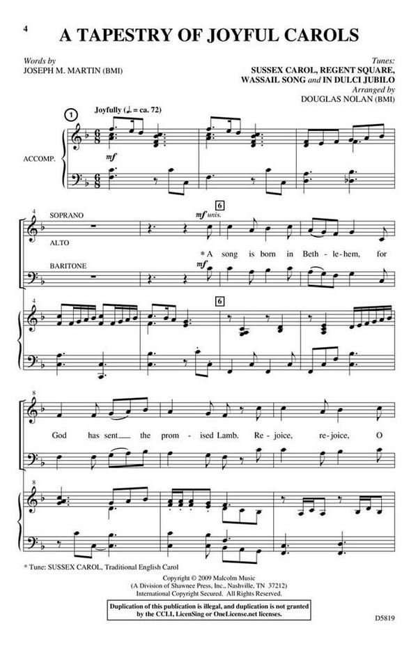 Douglas Nolan, A Song Is Born&nbsp;&nbsp;Chor&nbsp;&nbsp;CD