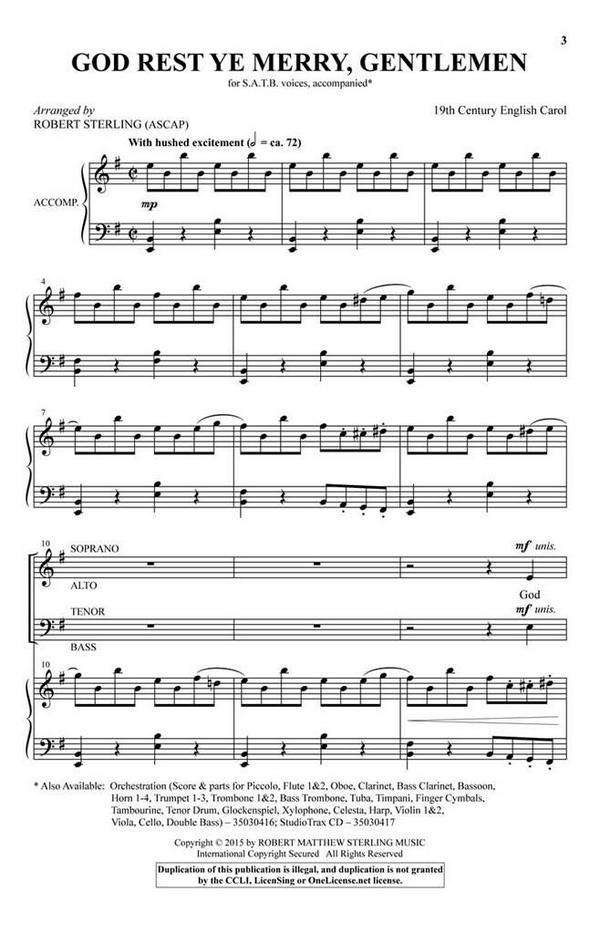 God Rest Ye Merry, Gentlemen&nbsp;&nbsp;Chor&nbsp;&nbsp;CD
