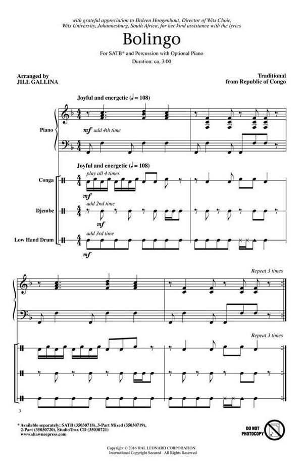 Bolingo&nbsp;&nbsp;Chor&nbsp;&nbsp;CD