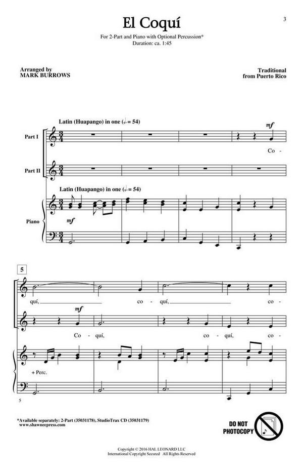 El Coquí&nbsp;&nbsp;Chor&nbsp;&nbsp;CD