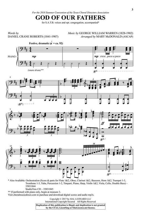 God of Our Fathers&nbsp;&nbsp;&nbsp;&nbsp;CD