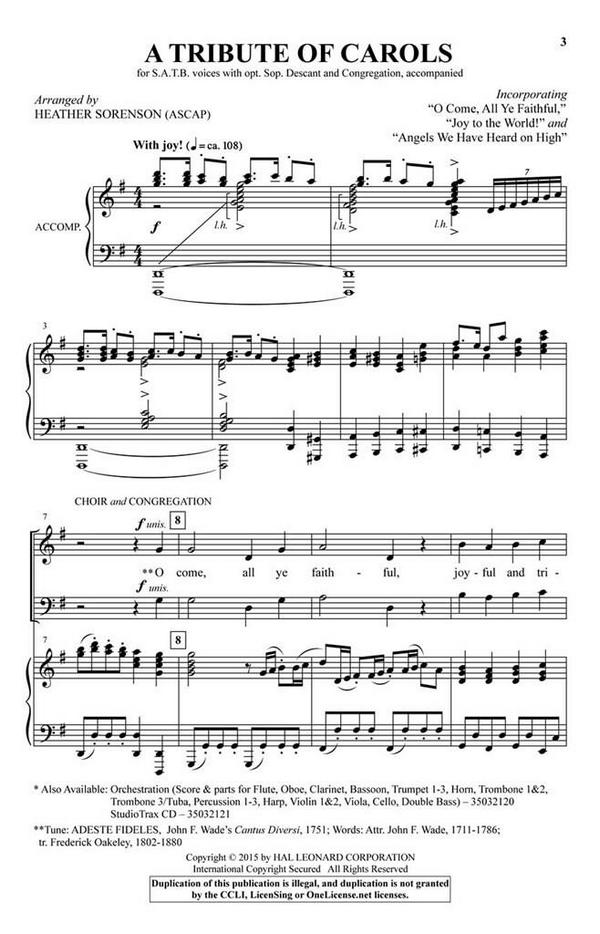 A Tribute of Carols&nbsp;&nbsp;Chor&nbsp;&nbsp;CD