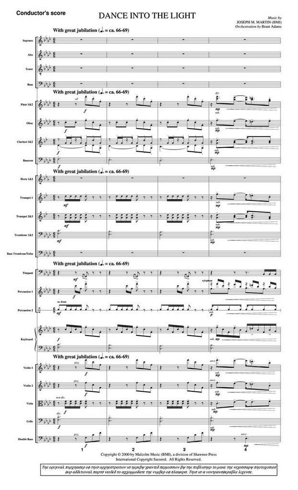 Joseph M. Martin_Maddy Winer, Dance Into the Light&nbsp;&nbsp;Orchestra Accompaniment&nbsp;&nbsp;CD-ROM