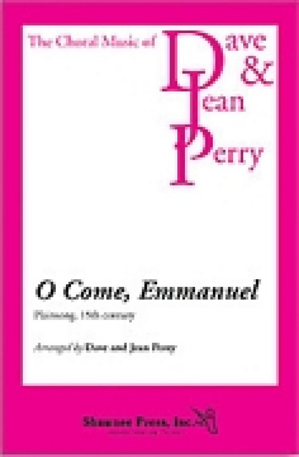Dave Perry_Jean Perry, O Come, Emmanuel&nbsp;&nbsp;SATB&nbsp;&nbsp;Chorpartitur