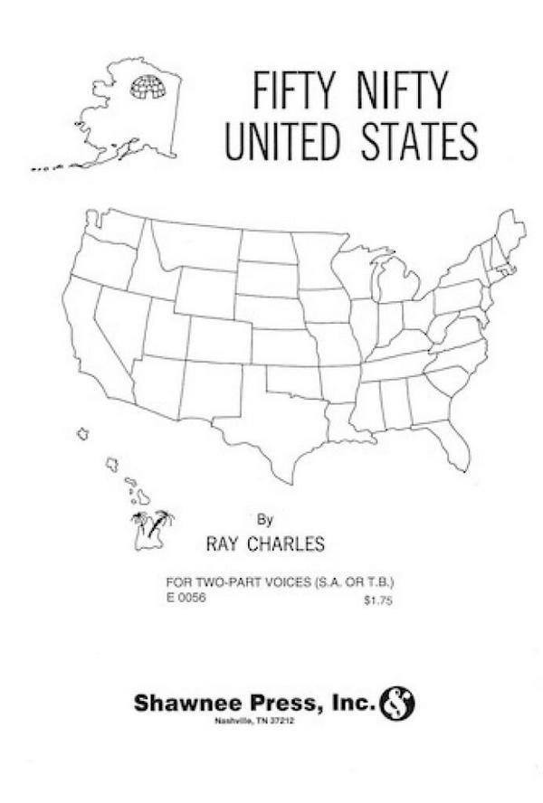 Ray Charles, Fifty Nifty United States&nbsp;&nbsp;2-Part Choir&nbsp;&nbsp;Chorpartitur