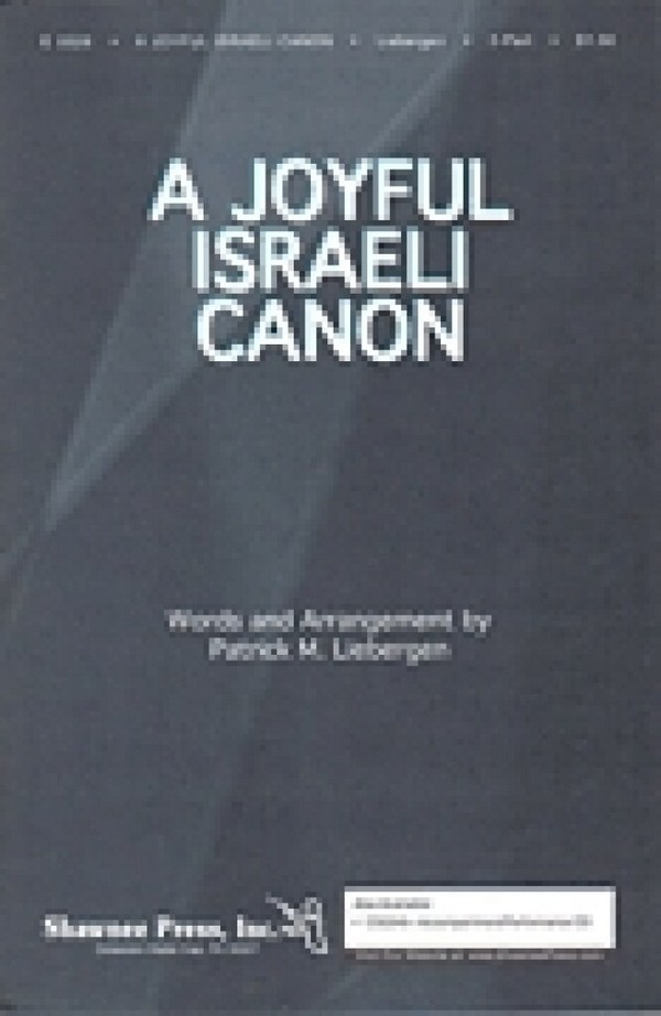 A Joyful Israeli Canon  2-Part Choir  Chorpartitur
