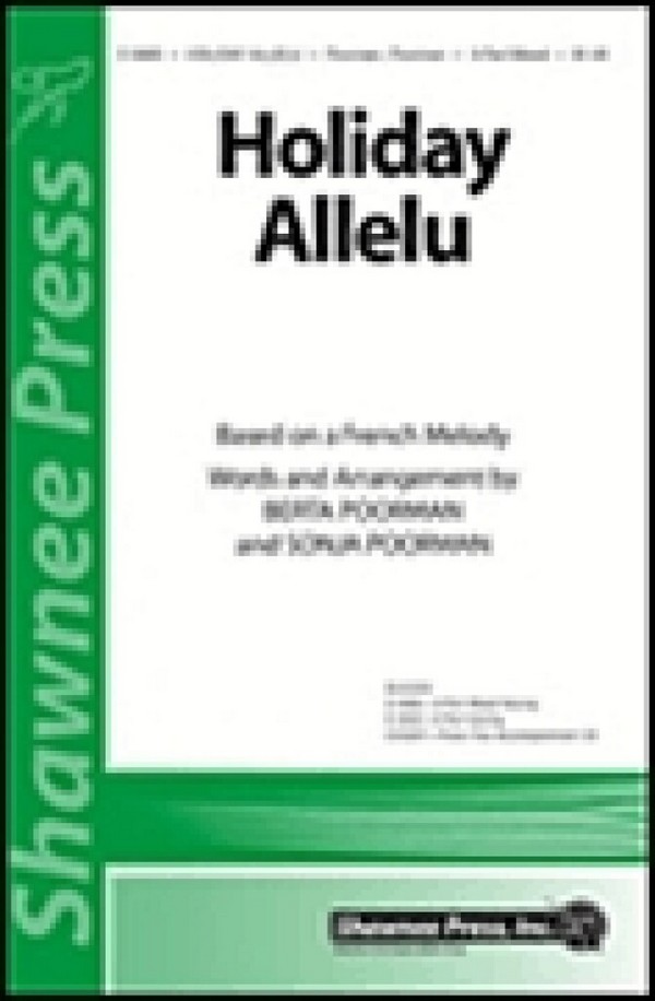 Berta Poorman_Sonja Poorman, Holiday Allelu&nbsp;&nbsp;2-Part Choir&nbsp;&nbsp;Chorpartitur