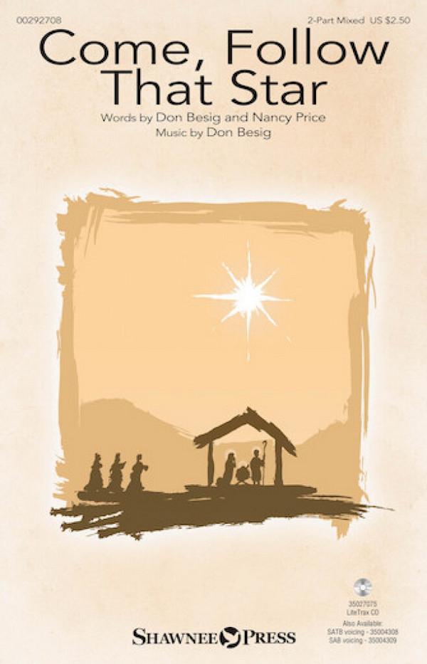 Nancy Price, Come, Follow That Star&nbsp;&nbsp;2-Part Choir&nbsp;&nbsp;Chorpartitur