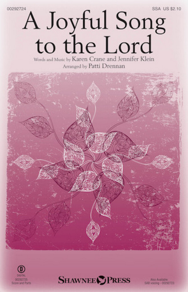 A Joyful Song to the Lord  SSA  Chorpartitur