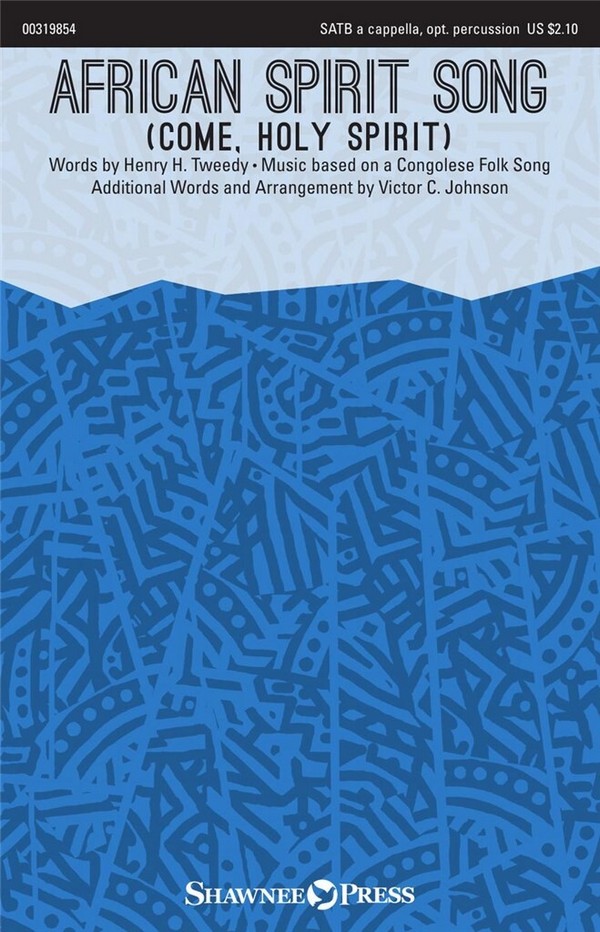 African Spirit Song&nbsp;&nbsp;SATB a Cappella with Opt Percussion&nbsp;&nbsp;Chorpartitur