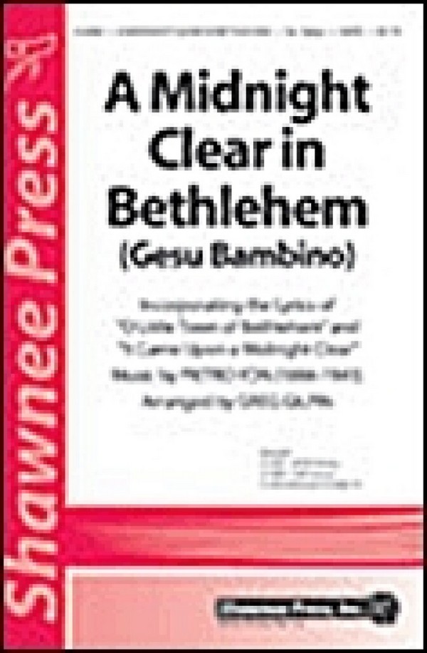 Pietro Yon, A Midnight Clear in Bethlehem&nbsp;&nbsp;SATB&nbsp;&nbsp;Chorpartitur