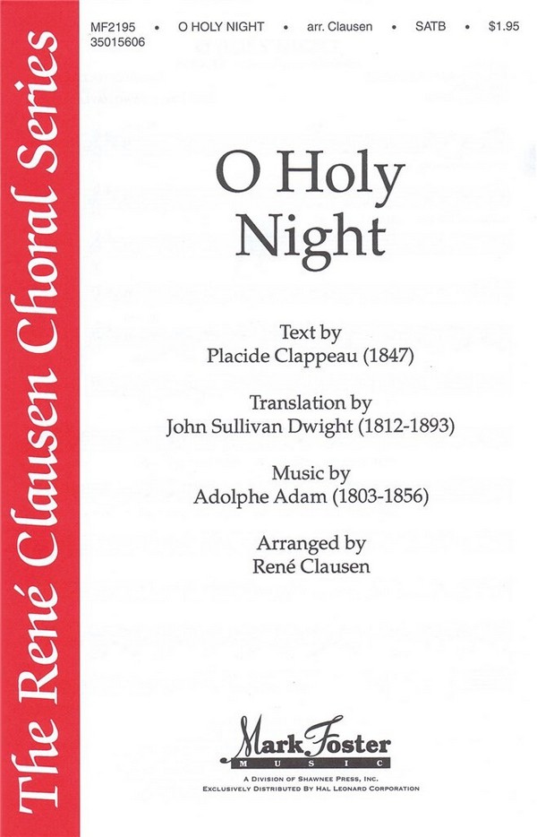 Adolphe Charles Adam, O Holy Night&nbsp;&nbsp;SATB&nbsp;&nbsp;Chorpartitur