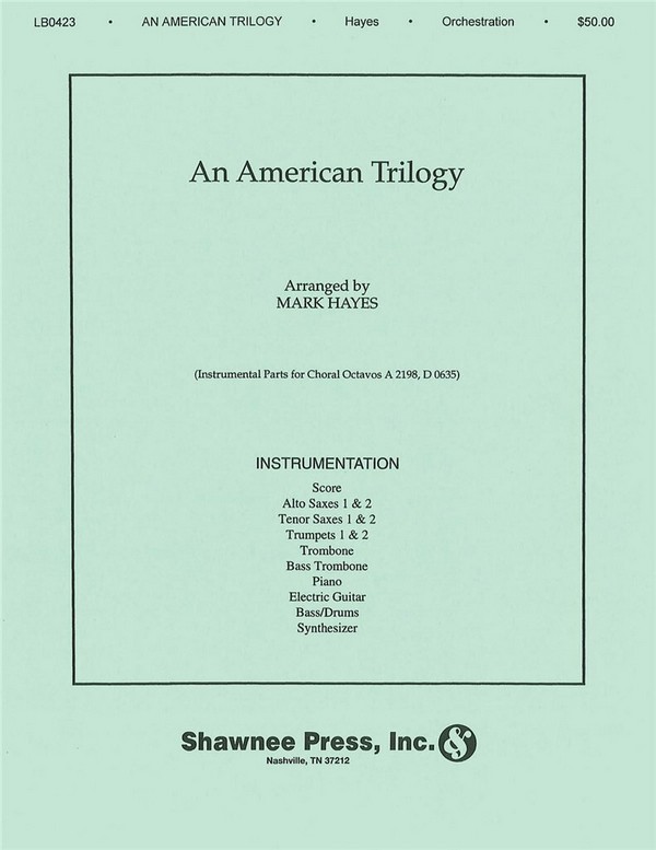 An American Trilogy&nbsp;&nbsp;Orchestra&nbsp;&nbsp;Partitur + Stimmen