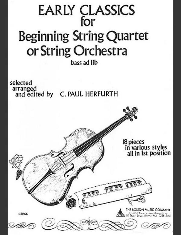 Early Classics&nbsp;&nbsp;String Quartet or String Orchestra&nbsp;&nbsp;Partitur + Stimmen