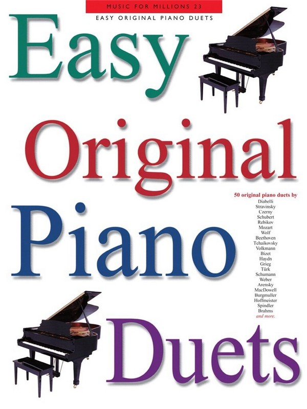 Easy Original Piano Duets&nbsp;&nbsp;for piano duet&nbsp;&nbsp; 