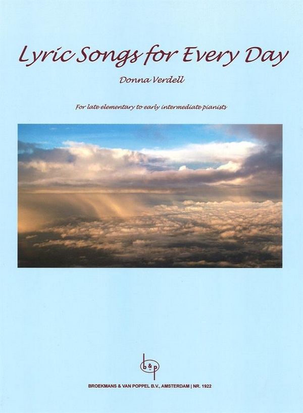 Donna Verdell, Lyric Songs for Every Day  Klavier  Buch