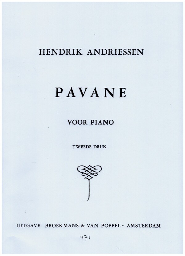 Pavane&nbsp;&nbsp;for piano&nbsp;&nbsp;