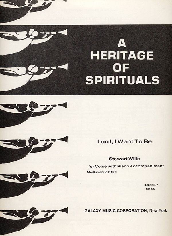 Stewart Wille, Lord, I Want To Be&nbsp;&nbsp;Medium Voice and Piano&nbsp;&nbsp;Buch