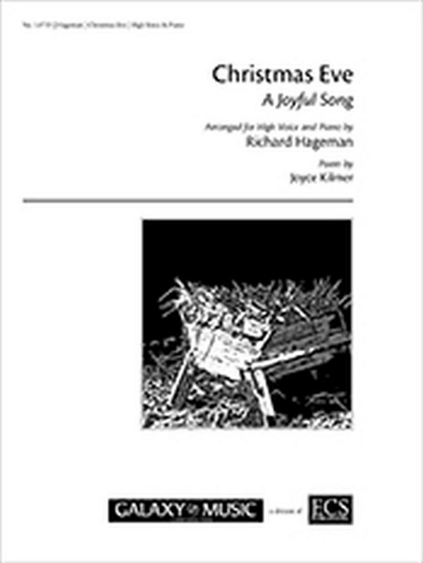 Richard Hageman, Christmas Eve&nbsp;&nbsp;High Voice and Piano&nbsp;&nbsp;Buch